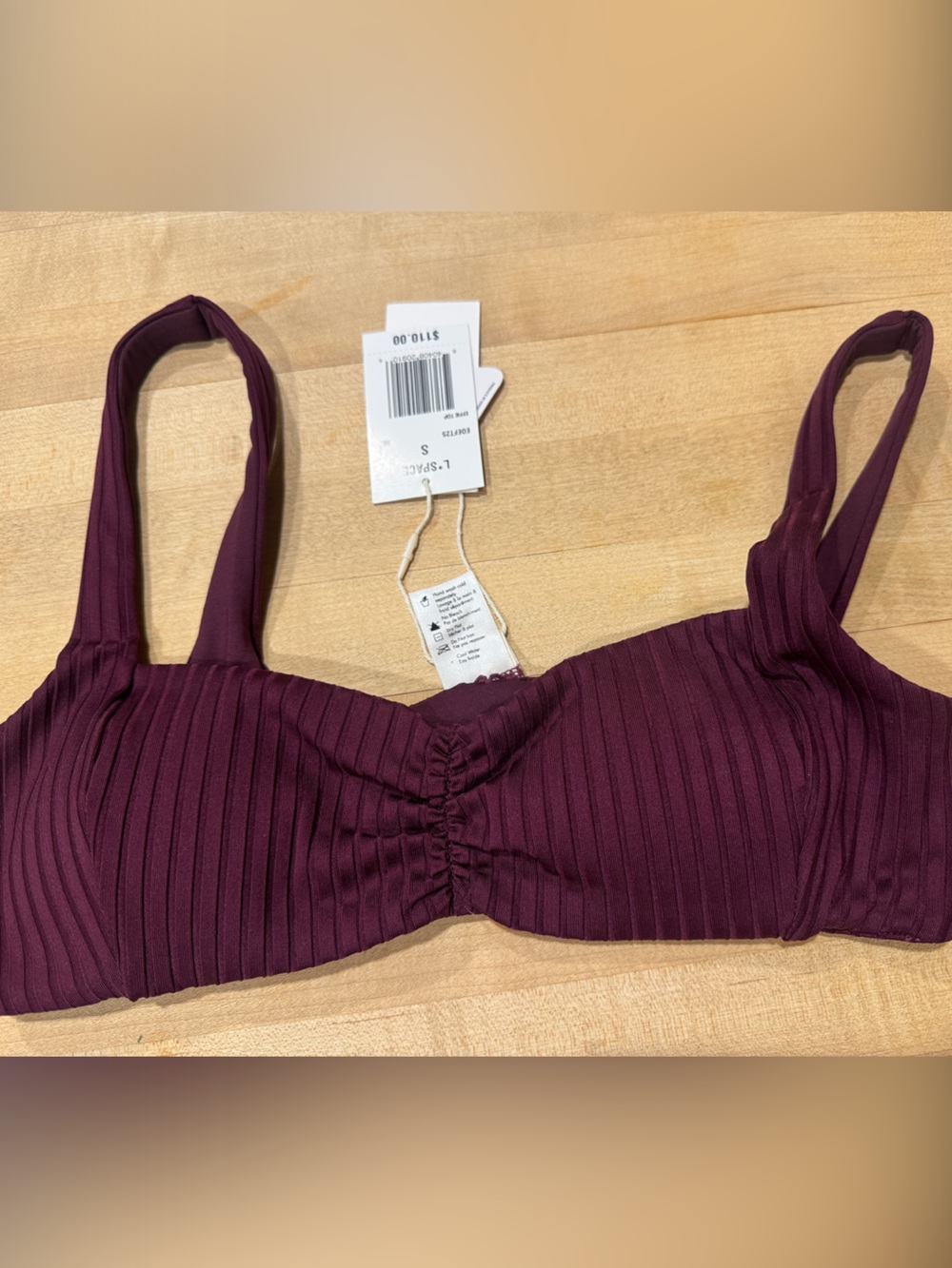 L space EFFIE top Small NWT